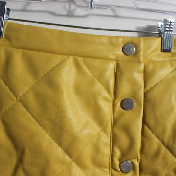 Yellow Quilted Kids Skirt - Picture 3 of 13